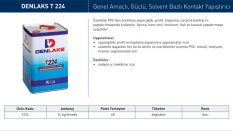 DENLAKS T 224 – Solvent Bazlı Kontakt Yapıştırıcı